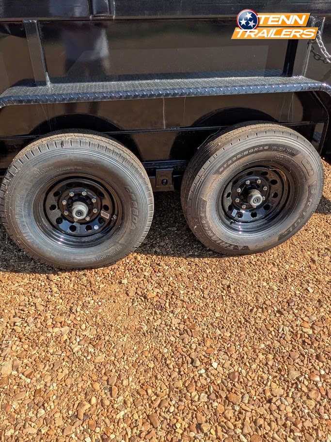 83"x14' Caliber Dump Trailer W/ 24" Sides