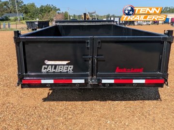 83"x14' Caliber Dump Trailer W/ 24" Sides