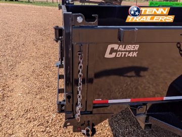 83"x14' Caliber Dump Trailer W/ 24" Sides