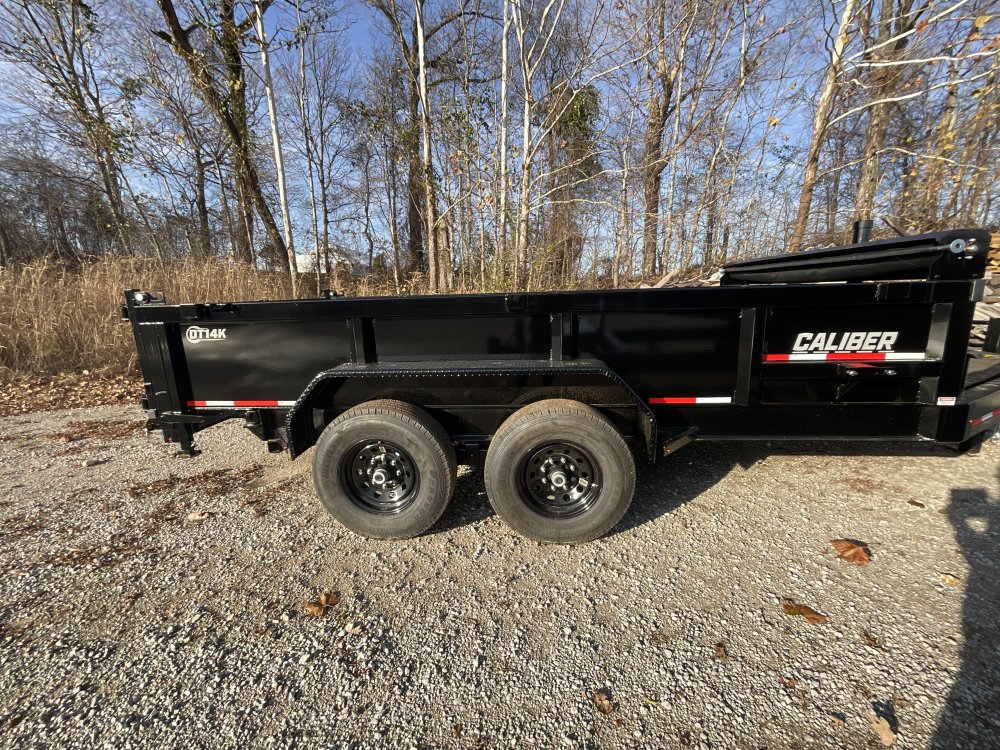 83"x14' Caliber Dump Trailers 14k