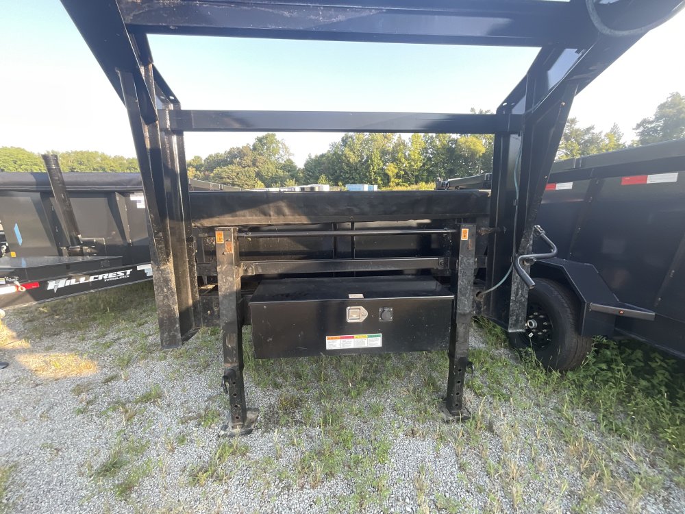 83"x16' Big Tex Dump Trailers With 24" Walls