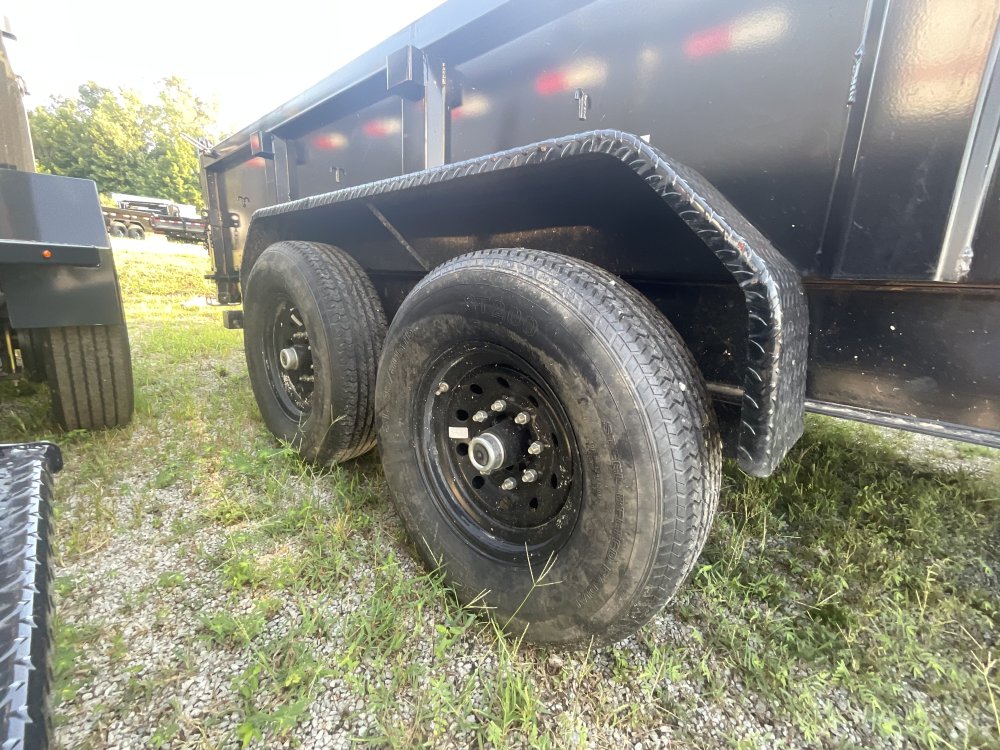 83"x16' Big Tex Dump Trailers With 24" Walls
