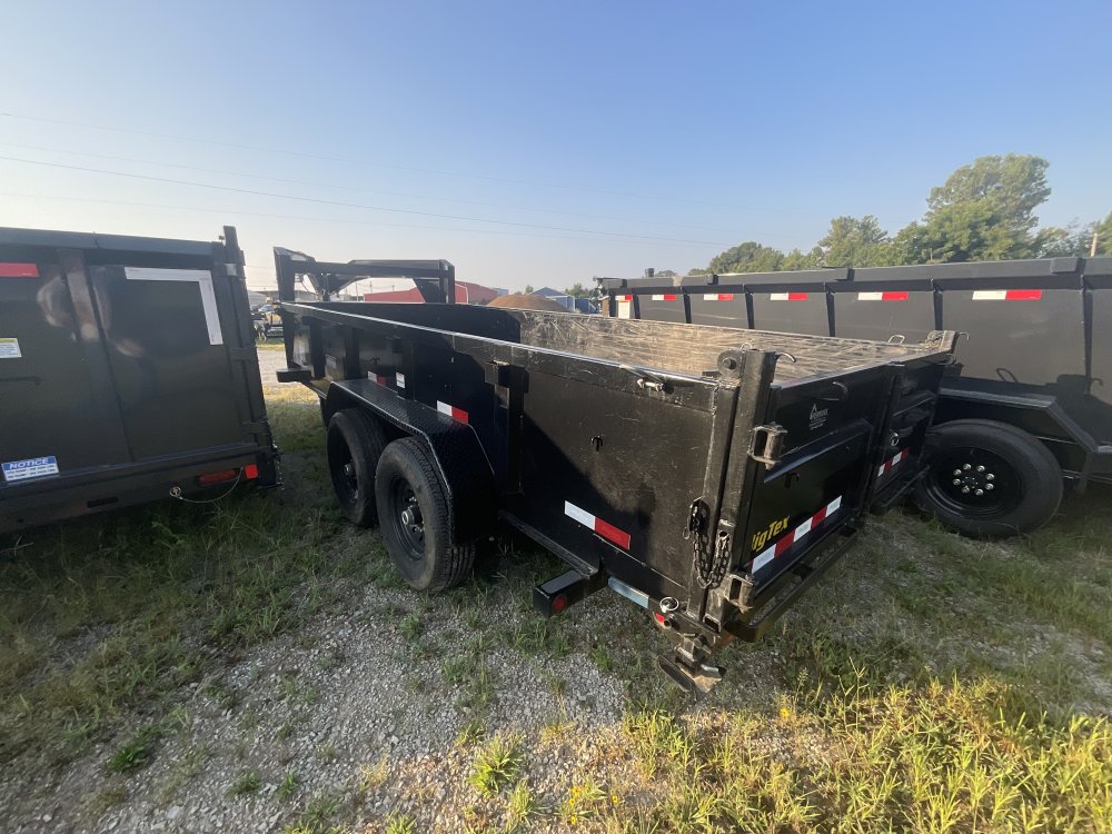 83"x16' Big Tex Dump Trailers With 24" Walls