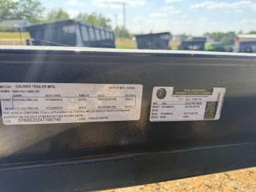 83"x22' Caliber Equipment Trailers