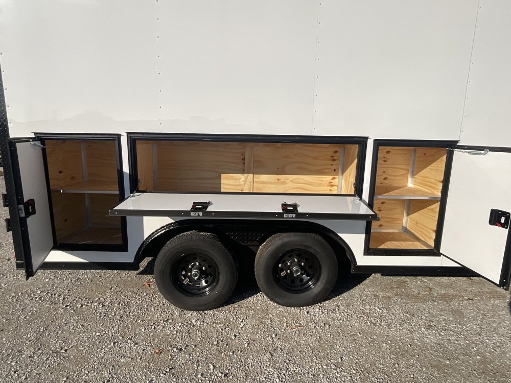 8.6'x16' Rock Solid Cargo Enclosed