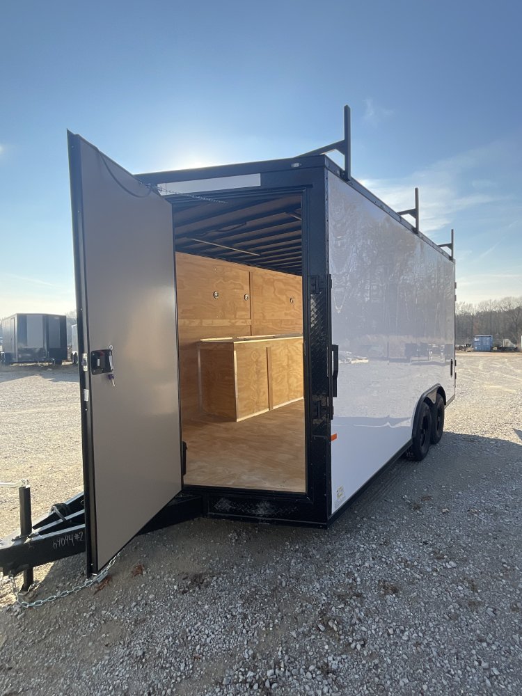 8.6'x16' Rock Solid Cargo Enclosed