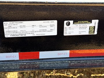83"x24' Caliber Equipment Trailers