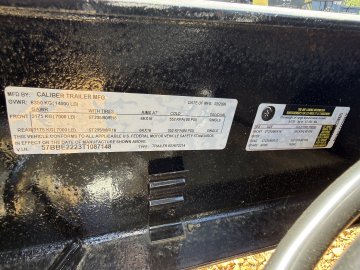 83"x22' Caliber Equipment Trailers
