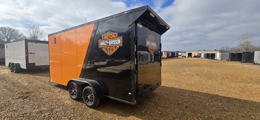 7'x16'x7' Rock Solid Cargo Enclosed HARLEY DAVIDSON EDITION