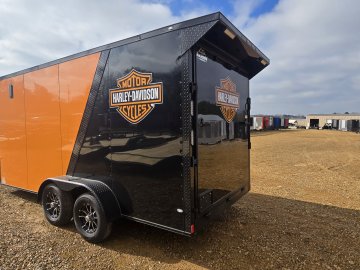 7'x16'x7' Rock Solid Cargo Enclosed HARLEY DAVIDSON EDITION