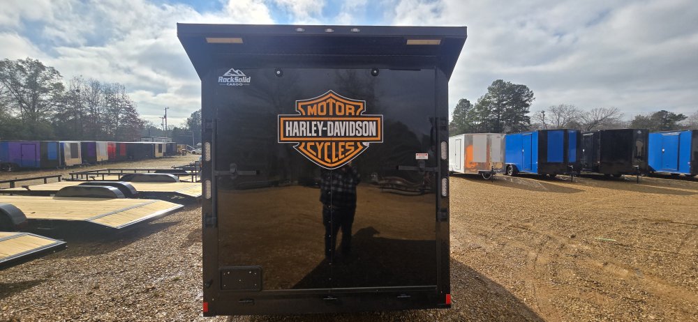 7'x16'x7' Rock Solid Cargo Enclosed HARLEY DAVIDSON EDITION