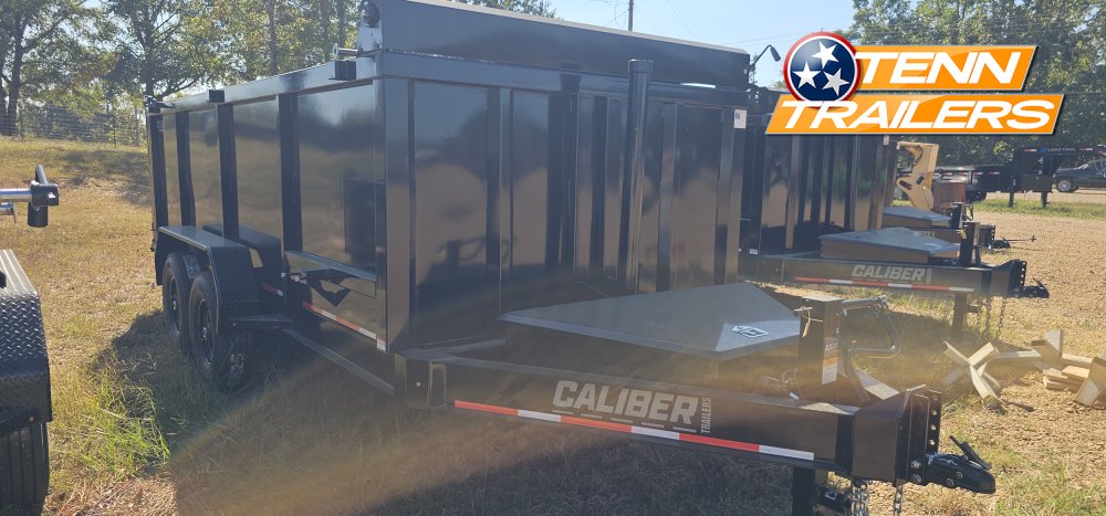 83"x16' Caliber Telescopic Lift Dump Trailers