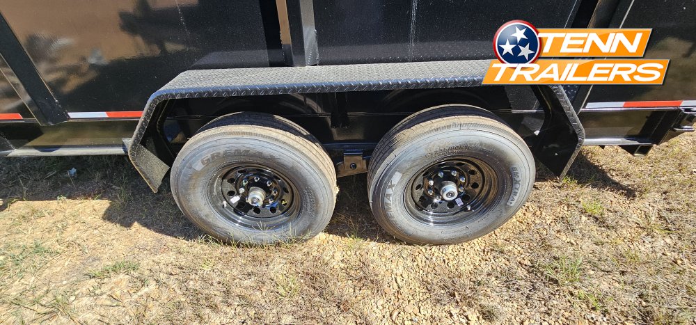 83"x16' Caliber Telescopic Lift Dump Trailers