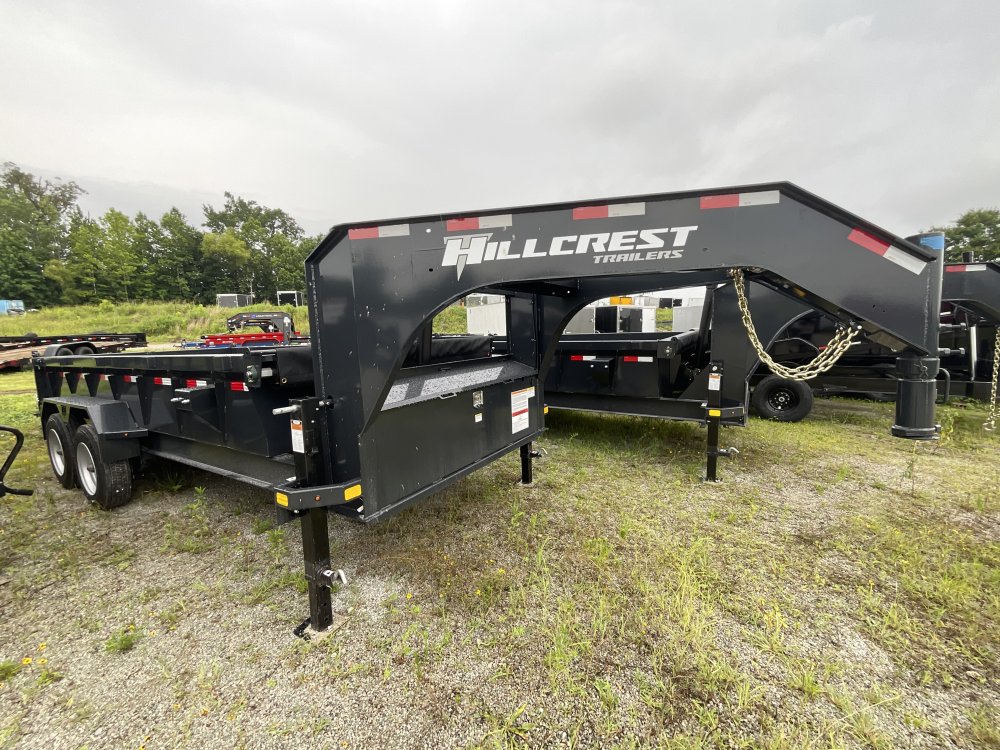 83"x16' x 2' Hillcrest Dump Trailers 17.6k