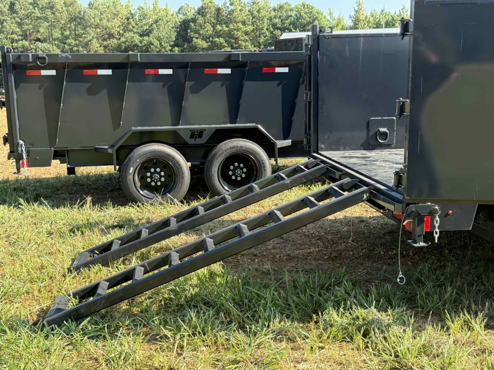 83"x16' Hillcrest Trailers Dump Trailers WITH 40" SIDES/HYDRAULIC JACK