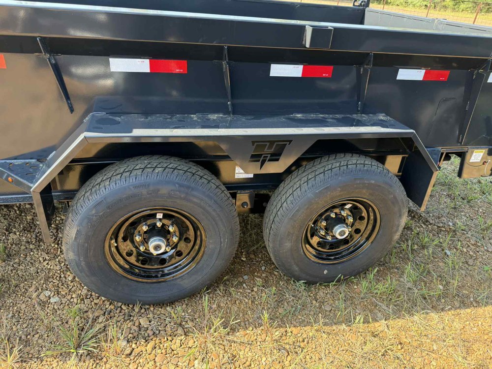83"x16' Hillcrest Trailers Dump Trailers WITH 40" SIDES/HYDRAULIC JACK