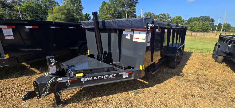 83"x16' Hillcrest Trailers Dump Trailers WITH 40" SIDES