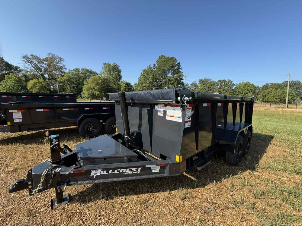 83"x14' Hillcrest Trailers Dump Trailers WITH 40" SIDES