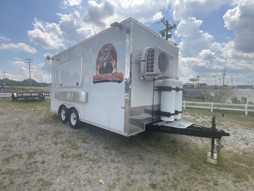 8' 6"x16' Rock Solid Cargo Concession Trailer FULLY LOADED