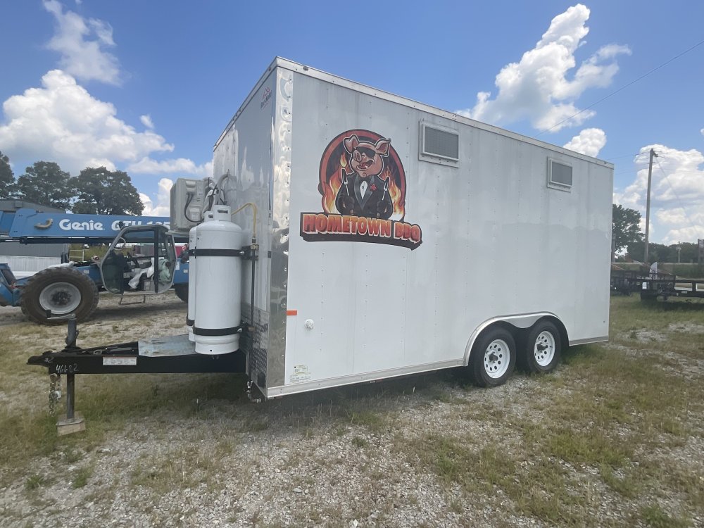8' 6"x16' Rock Solid Cargo Concession Trailer FULLY LOADED