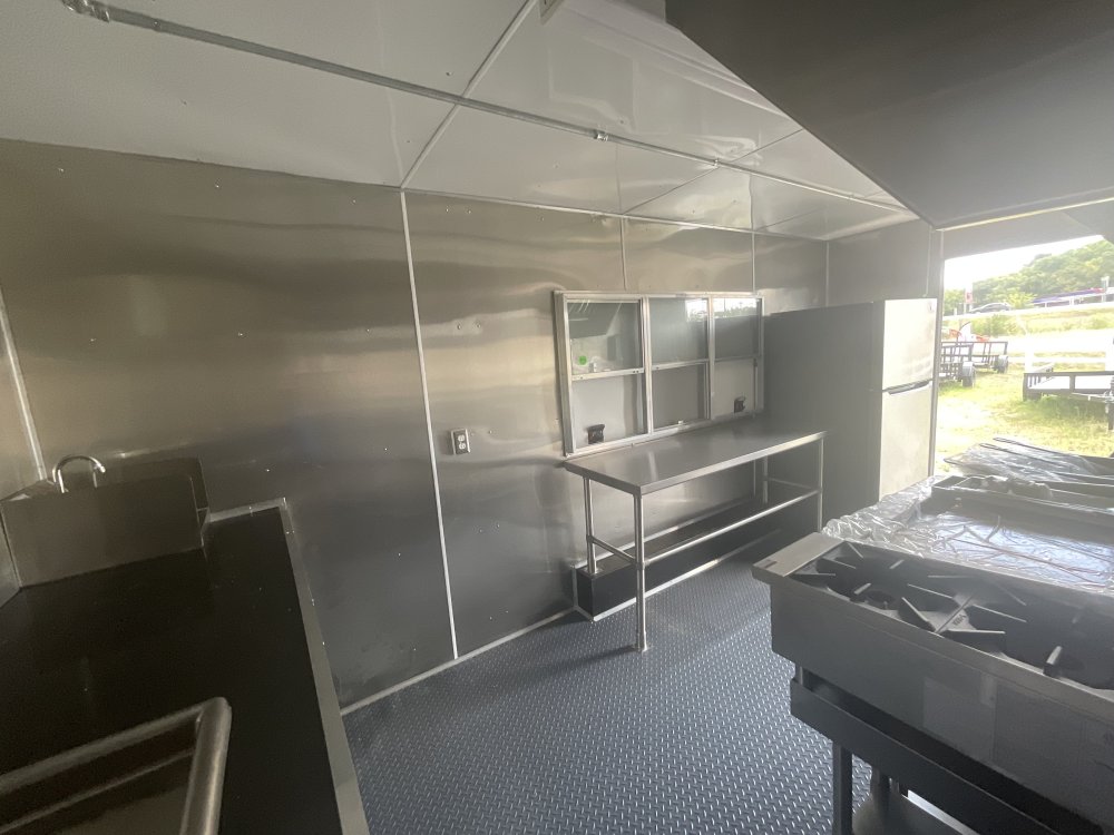 8' 6"x16' Rock Solid Cargo Concession Trailer FULLY LOADED