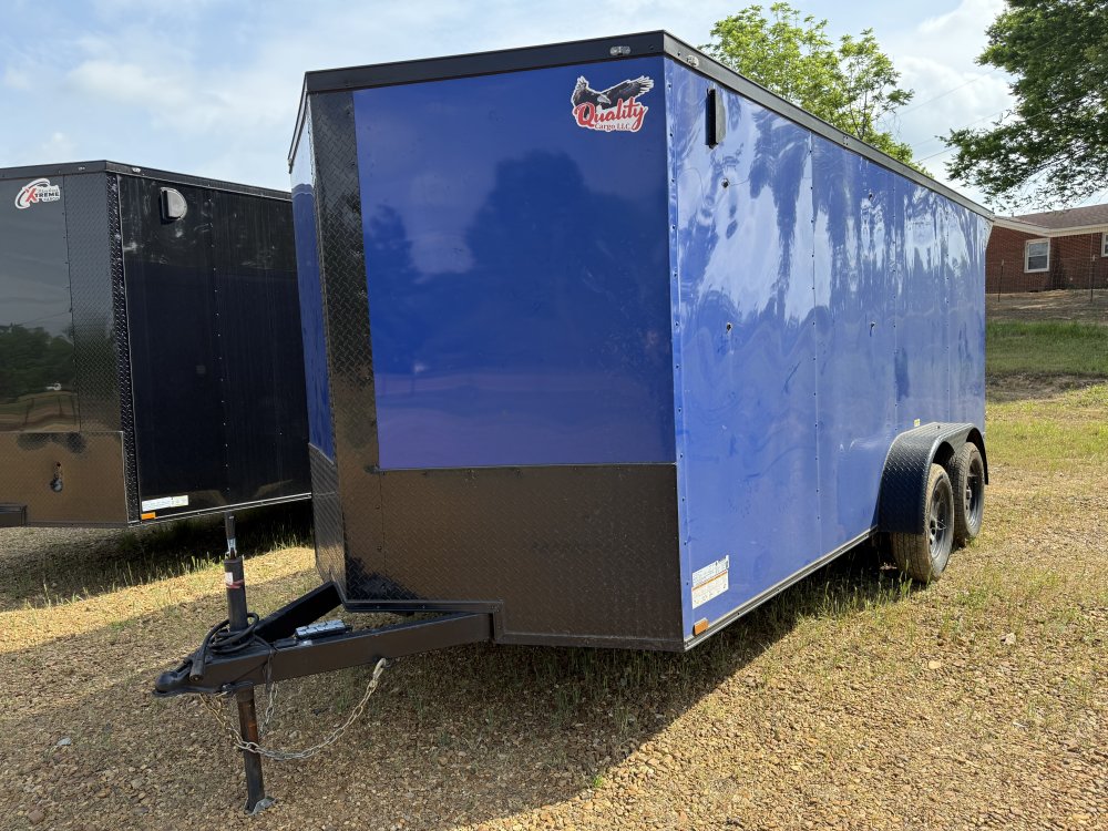 7'x16' Quality Cargo Enclosed