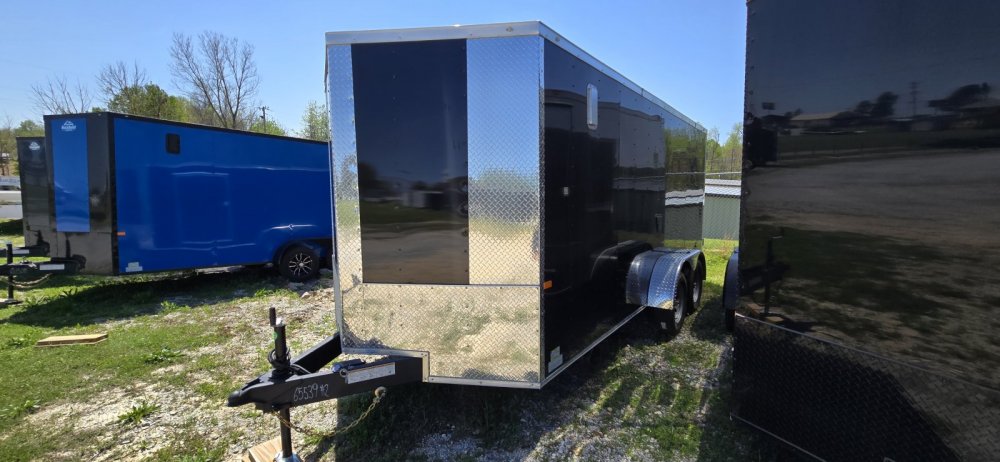 7'x16' Rock Solid Cargo Enclosed Barn Door