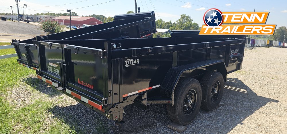 2026 Caliber Telescopic Lift Dump Trailers - 83" x 14'