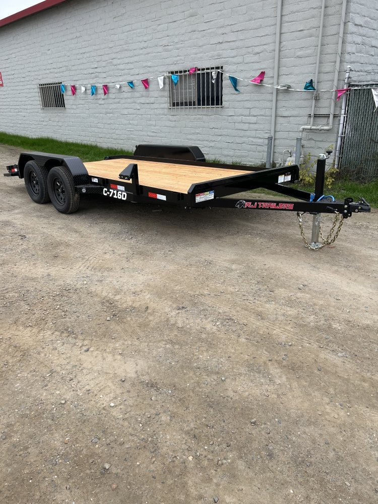 16'x7' RJ Trailers Flatbed Car Hauler