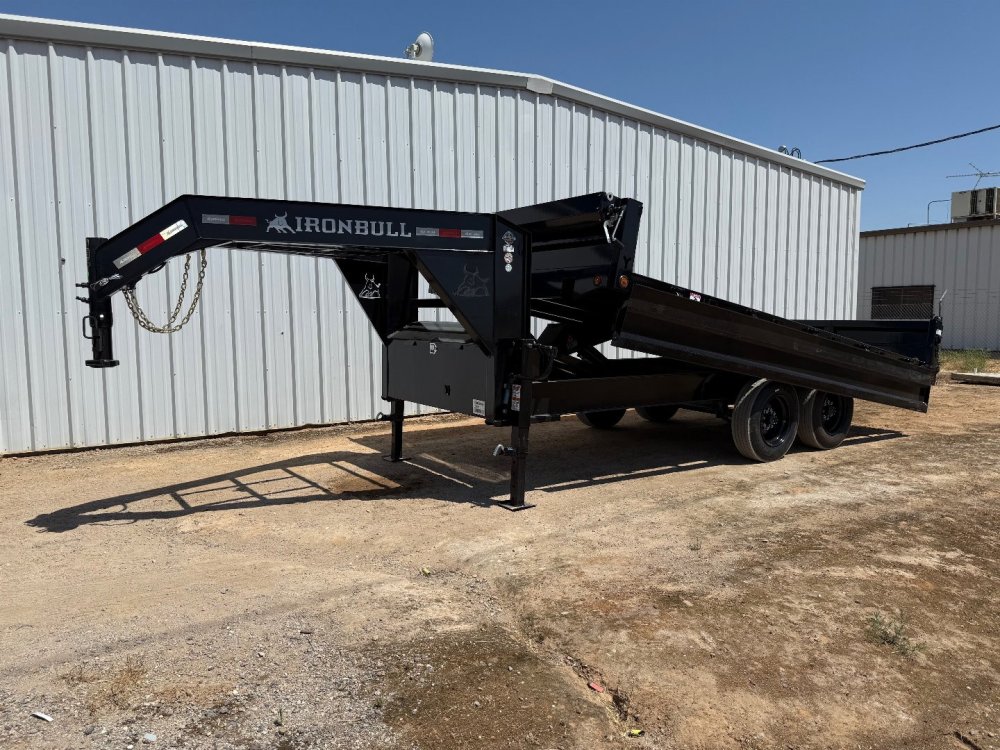 2026 Iron Bull DDG 8'X16' Gooseneck Dump Trailer