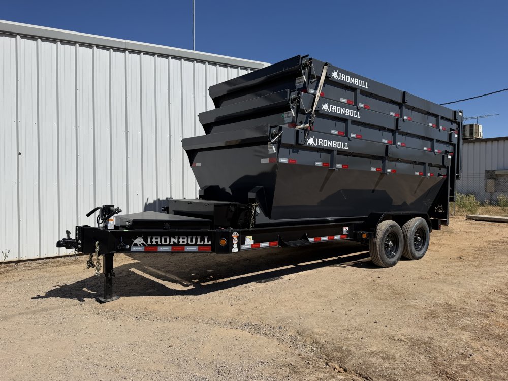 7'x16' IronBull Roll Off Trailer