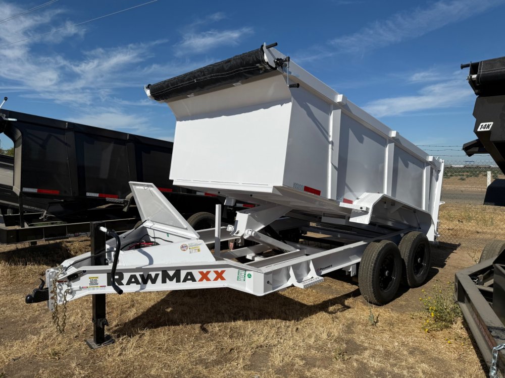 2026 RawMaxx 83"X12' LPX Dump Trailer