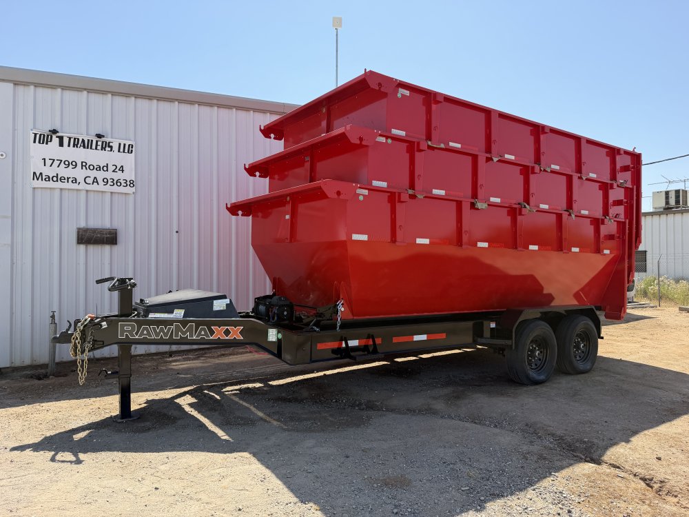 7'x16' RawMaxx Roll Off Trailer