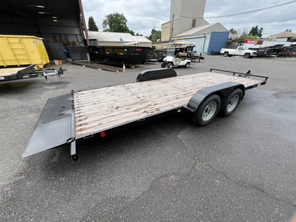 2027 18' x7' Summit Alpine 4" Tube Frame Flatbed 7K