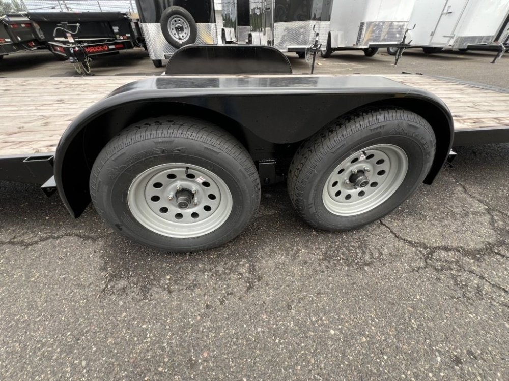 2027 18' x7' Summit Alpine 4" Tube Frame Flatbed 7K