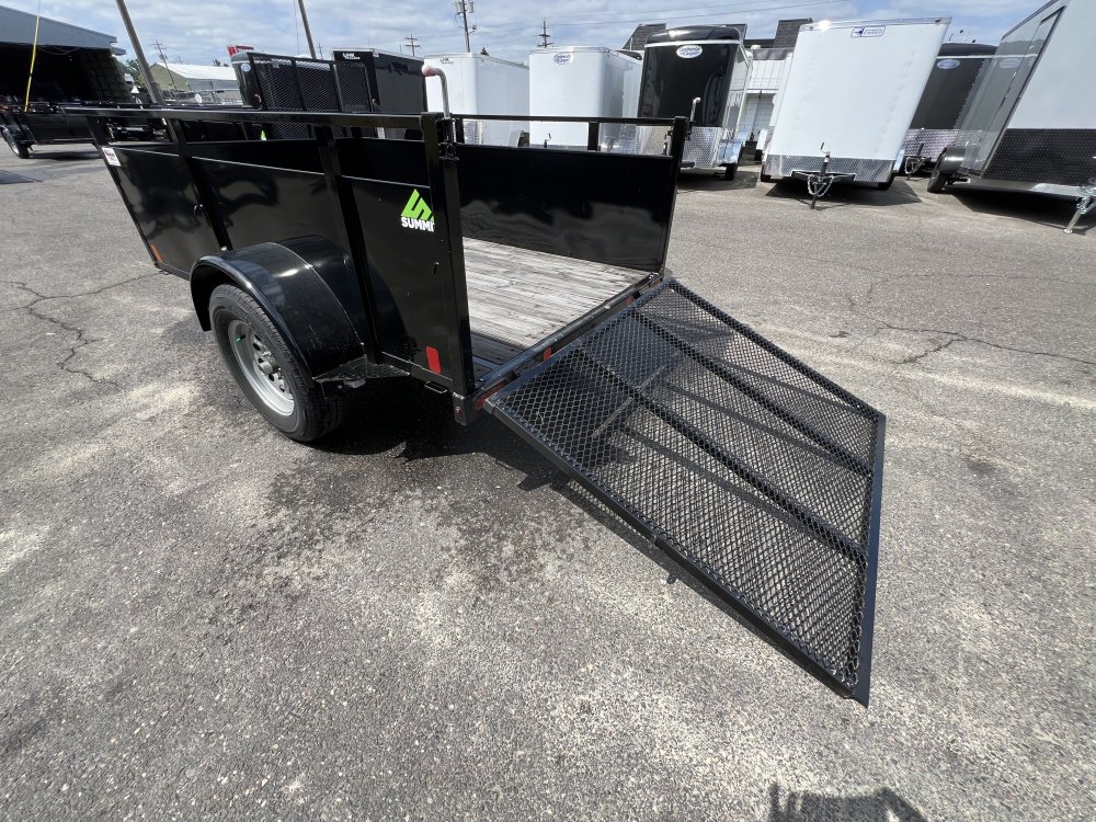 2026 8' x 4' Summit Alpine Utility with Ramp Gate 2.9K