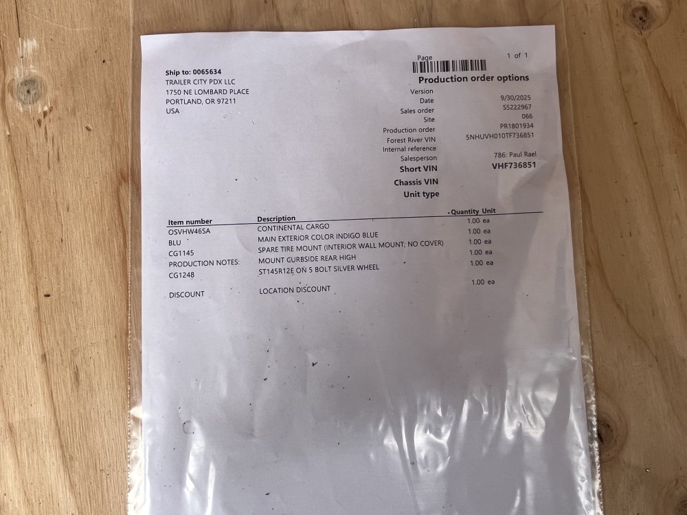 2026 6' x4' Continental Cargo Continental Cargo 4x6 VHW46SA 2K