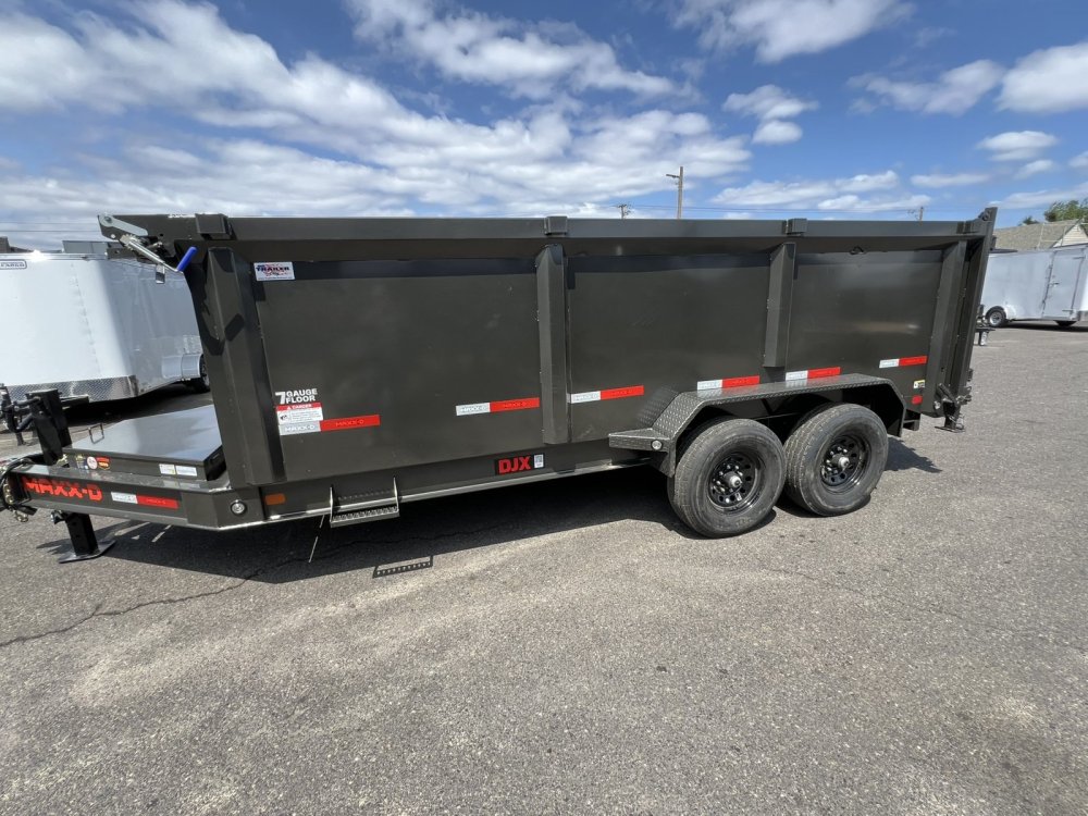 2026 Maxx-D DJX 7' x 1414' Dump 15K with 4' Sides