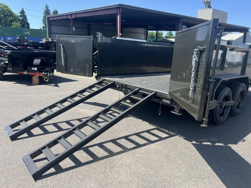2025 MAXX-D DJX - 8 INCH 15LB I-BEAM DUMP TRAILER