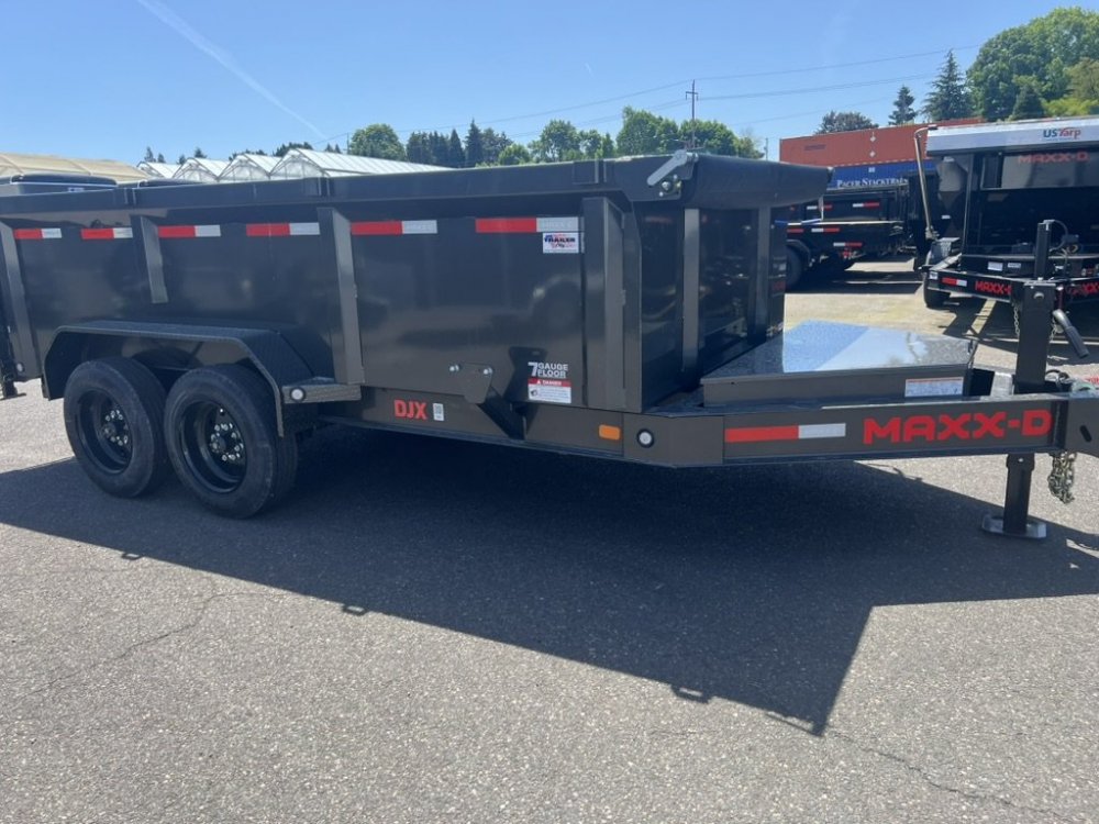 2025 MAXX-D DJX - 8 INCH 15LB I-BEAM DUMP TRAILER