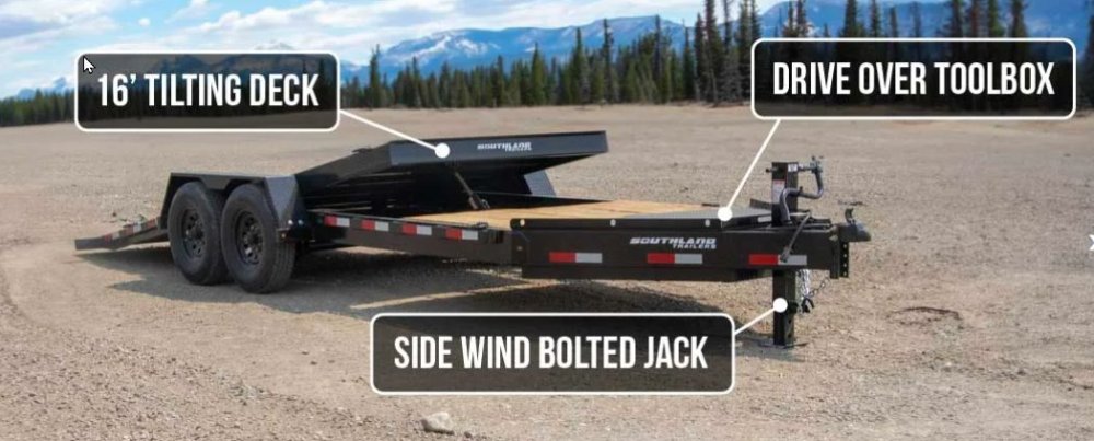 2026 7' X 20' Southland LBAT8-416 TLT 17.5k Split Tilt 17.5K