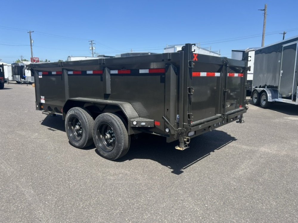 2025 MAXX-D DJX - 8 INCH 15LB I-BEAM DUMP TRAILER