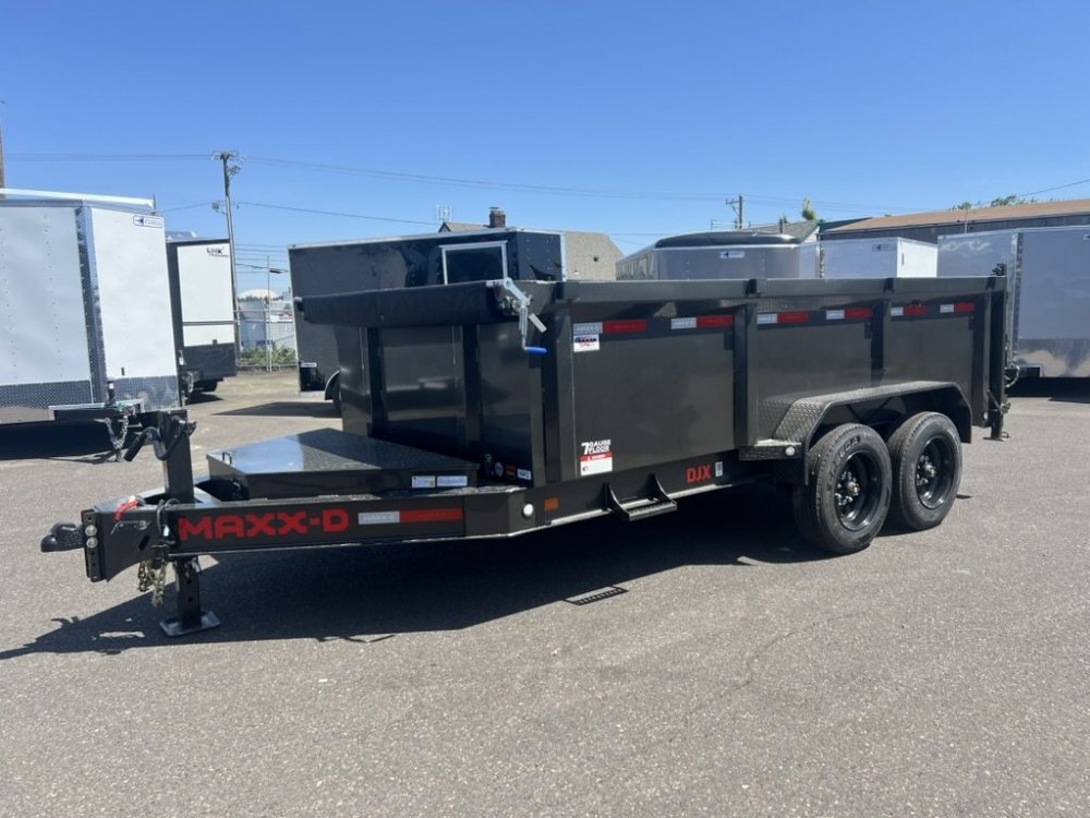 2025 MAXX-D DJX - 8 INCH 15LB I-BEAM DUMP TRAILER