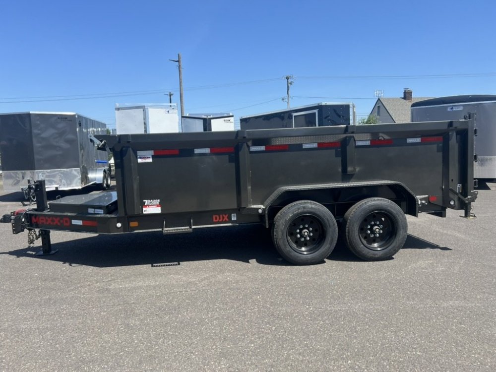 2025 MAXX-D DJX - 8 INCH 15LB I-BEAM DUMP TRAILER