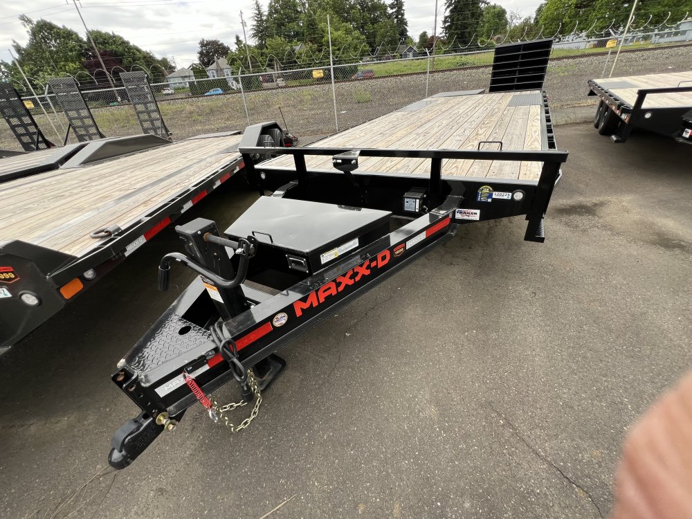 2025 24' x8' 6" MAXX-D DOX - 8INCH 10 LB I-BEAM DECKOVER TRAILER 14K