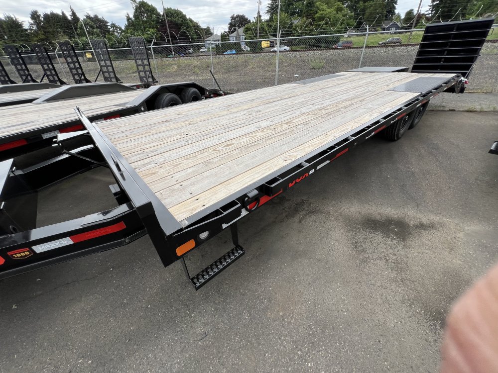 2025 24' x8' 6" MAXX-D DOX - 8INCH 10 LB I-BEAM DECKOVER TRAILER 14K