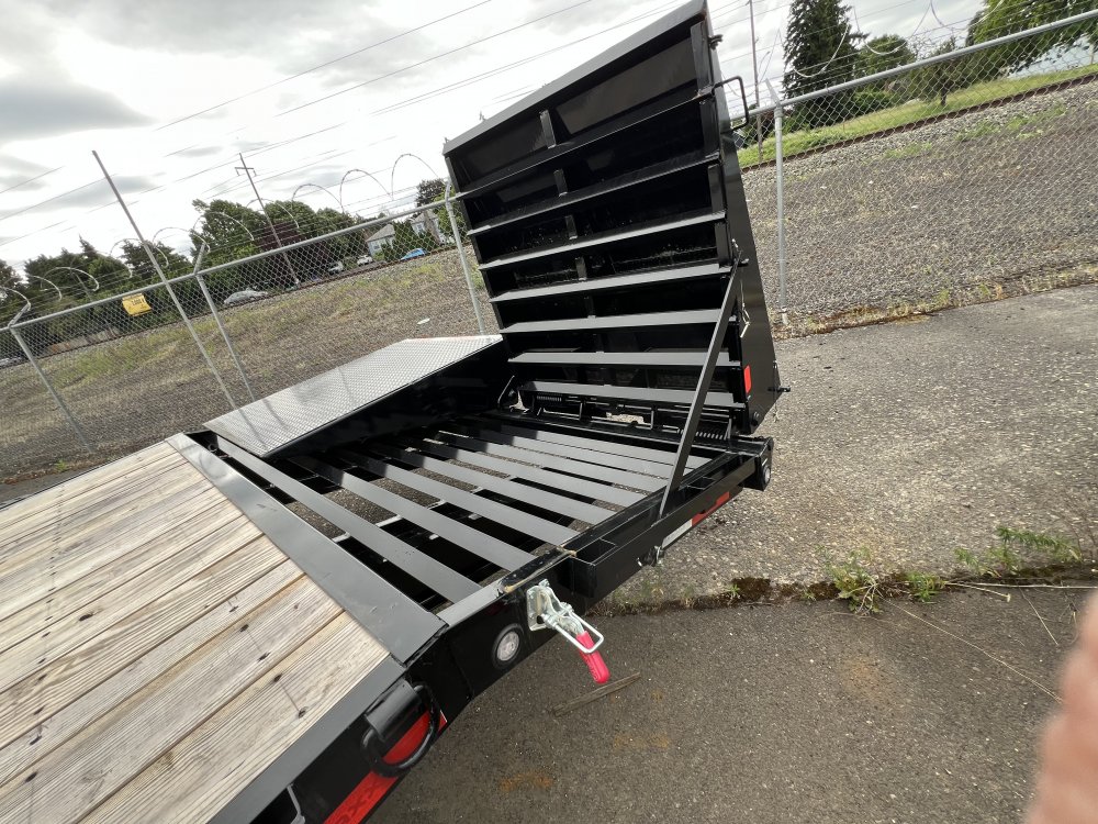 2025 24' x8' 6" MAXX-D DOX - 8INCH 10 LB I-BEAM DECKOVER TRAILER 14K