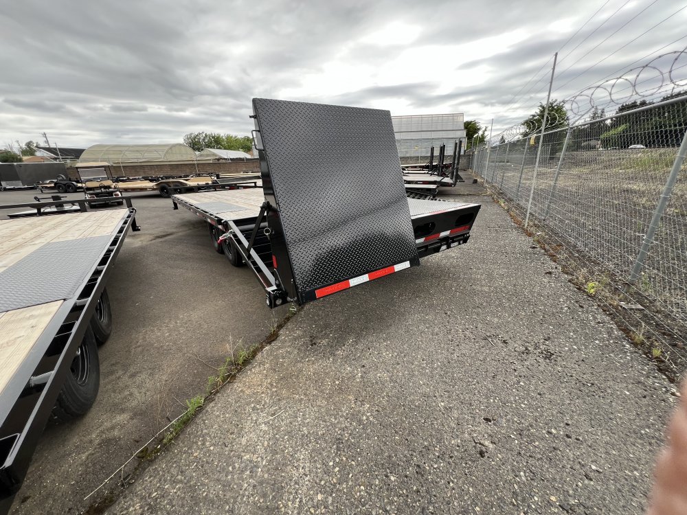 2025 24' x8' 6" MAXX-D DOX - 8INCH 10 LB I-BEAM DECKOVER TRAILER 14K