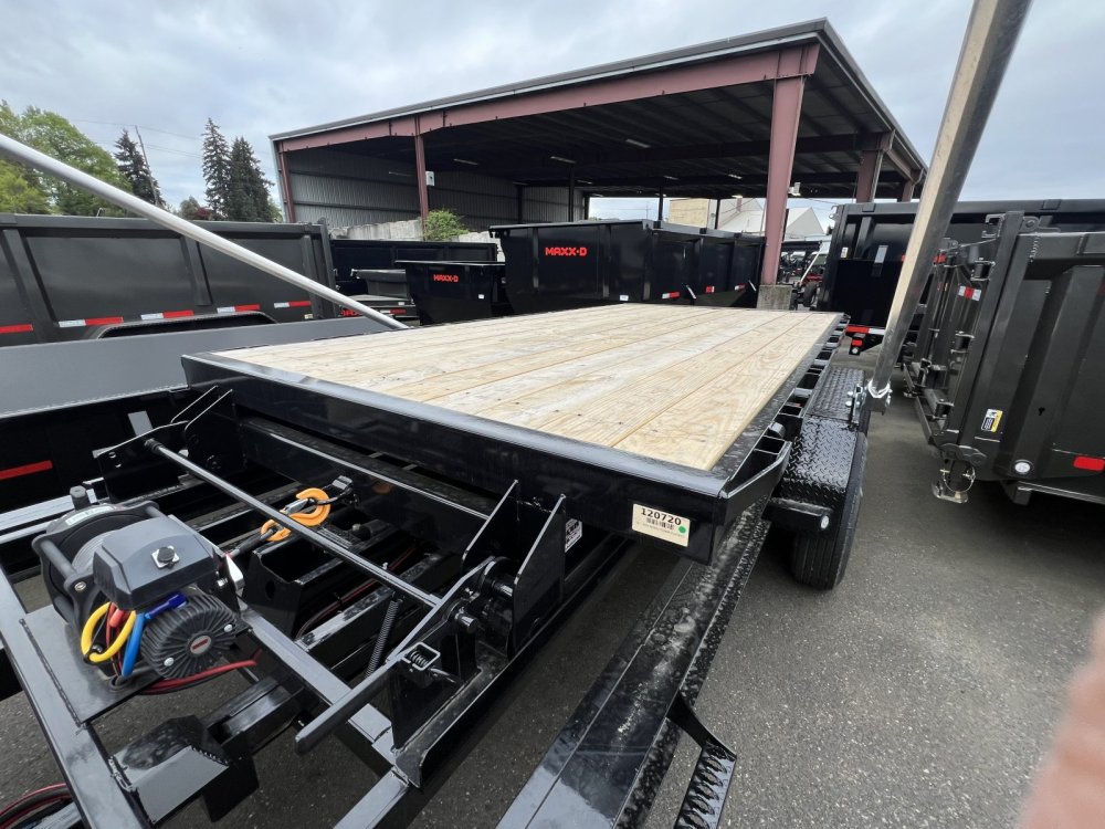 2026 Maxx-D ROX - WOOD FLOOR FLATBED Roll Off Bin