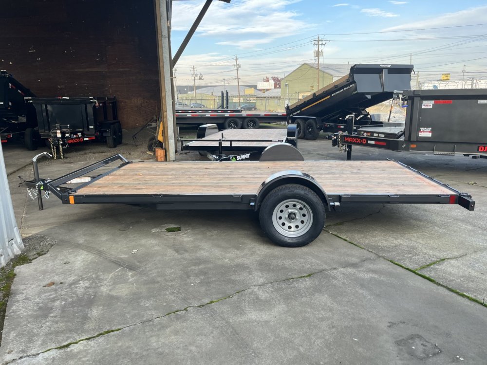 2026 7' X 14' Summit 2.9K Flatbed with ATV Ramps